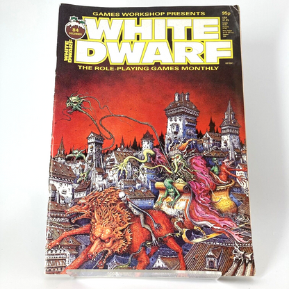 White Dwarf 84 Magazine Games Workshop Warhammer Fantasy 40,000 40K M1085