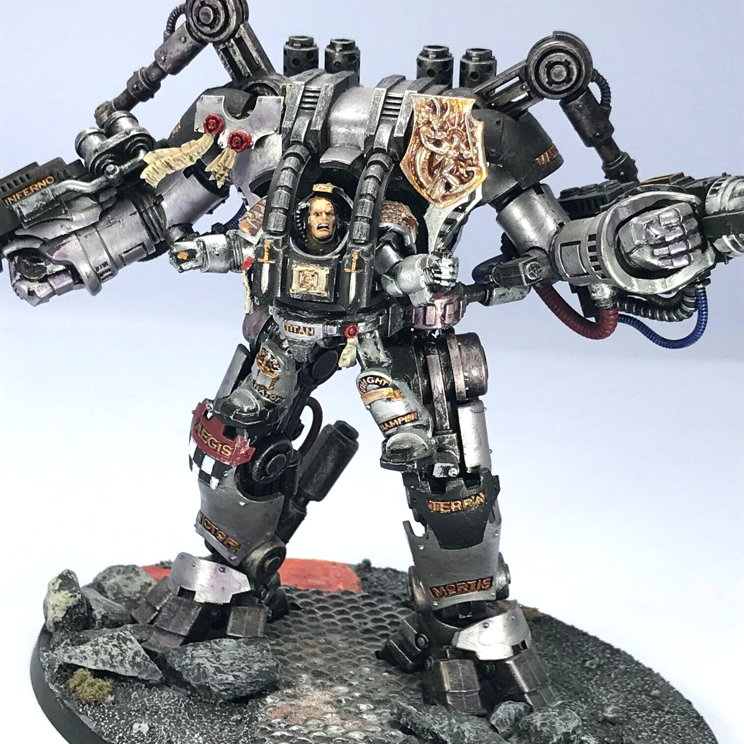 Grey Knights Nemesis Dreadknight Space Marines - Painted - Warhammer 40K GW