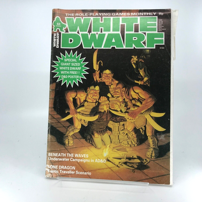 White Dwarf 68 Magazine - Poor Condition - Warhammer Fantasy 40,000 40K M437