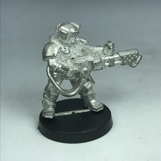 Metal Imperial Guard Kasrkin Stormtrooper Flamethrower - Warhammer 40K X451