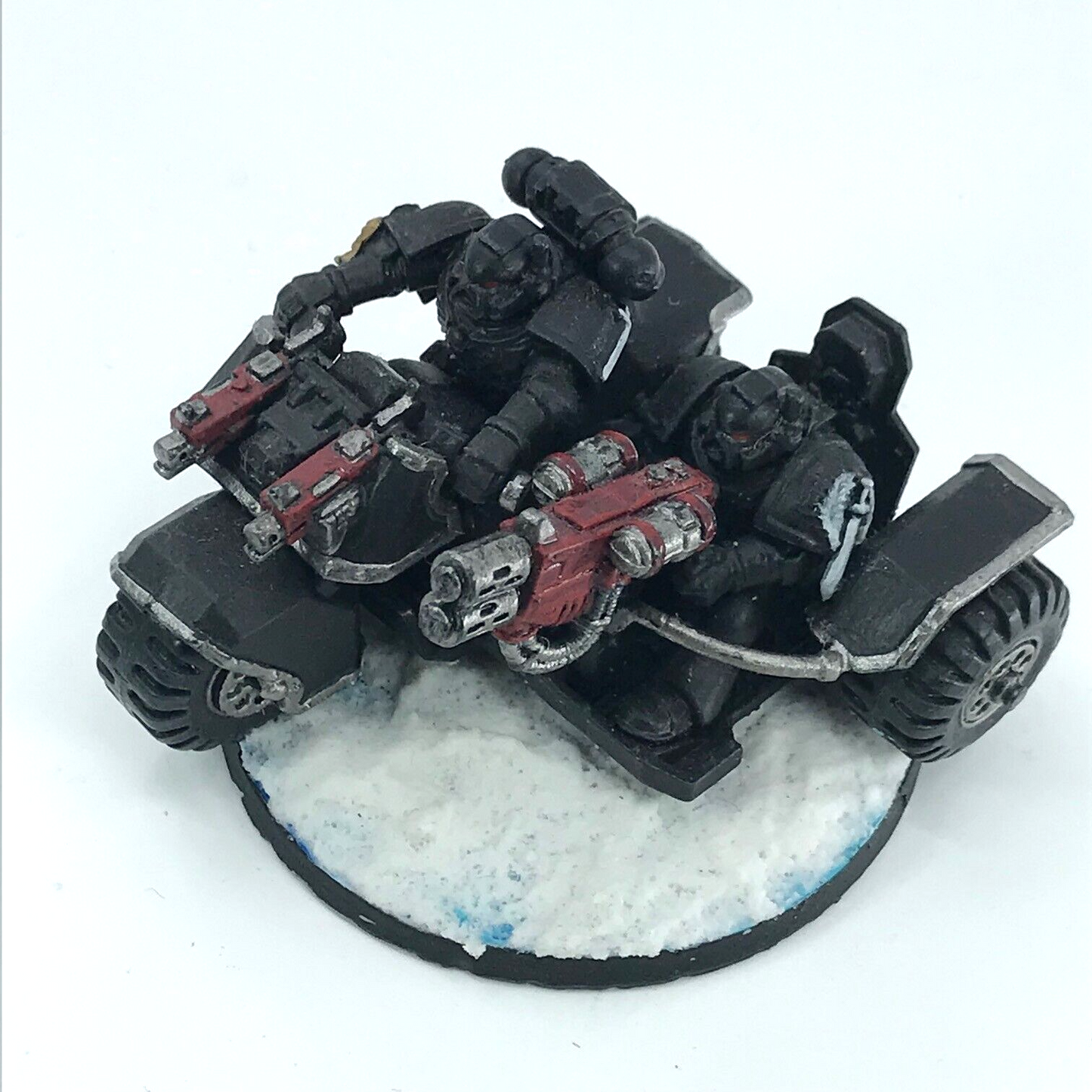 Dark Angels Ravenwing Attack Bike - Warhammer 40K Painted Games Workshop C2928