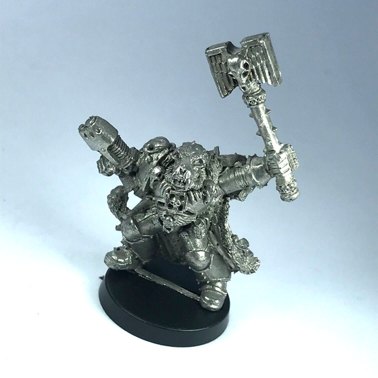 Metal Classic Space Wolf Wolves Chaplain Space Marine - Warhammer 40K X11234