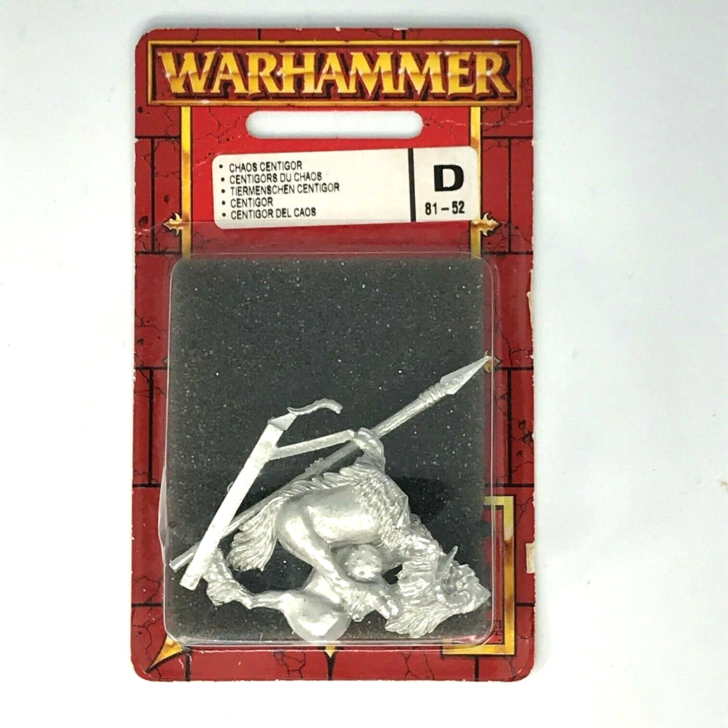 Classic Metal Chaos Centigor Beastmen - Blister - Warhammer Fantasy C2321