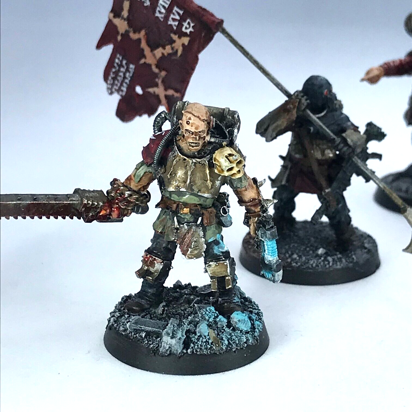 Chaos Cultists Traitor Militia Company HQ - Painted Warhammer 40K GW C3536