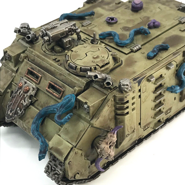 Death Guard Rhino APC Chaos Space Marines - Painted - Warhammer 40K 2