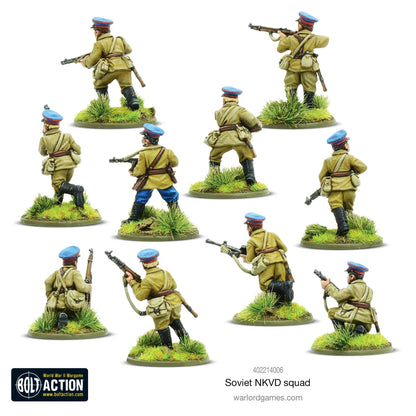 Soviet NKVD Squad - Brand New - Warlord Games Bolt Action Miniatures