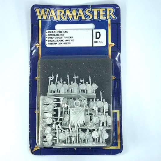 Metal Undead Skeleton Infantry - OOP - Warmaster Warhammer C984