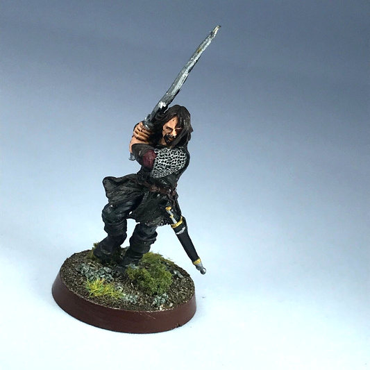 Aragon Helms Deep - LOTR Warhammer / Lord of the Rings Painted Metal X1317