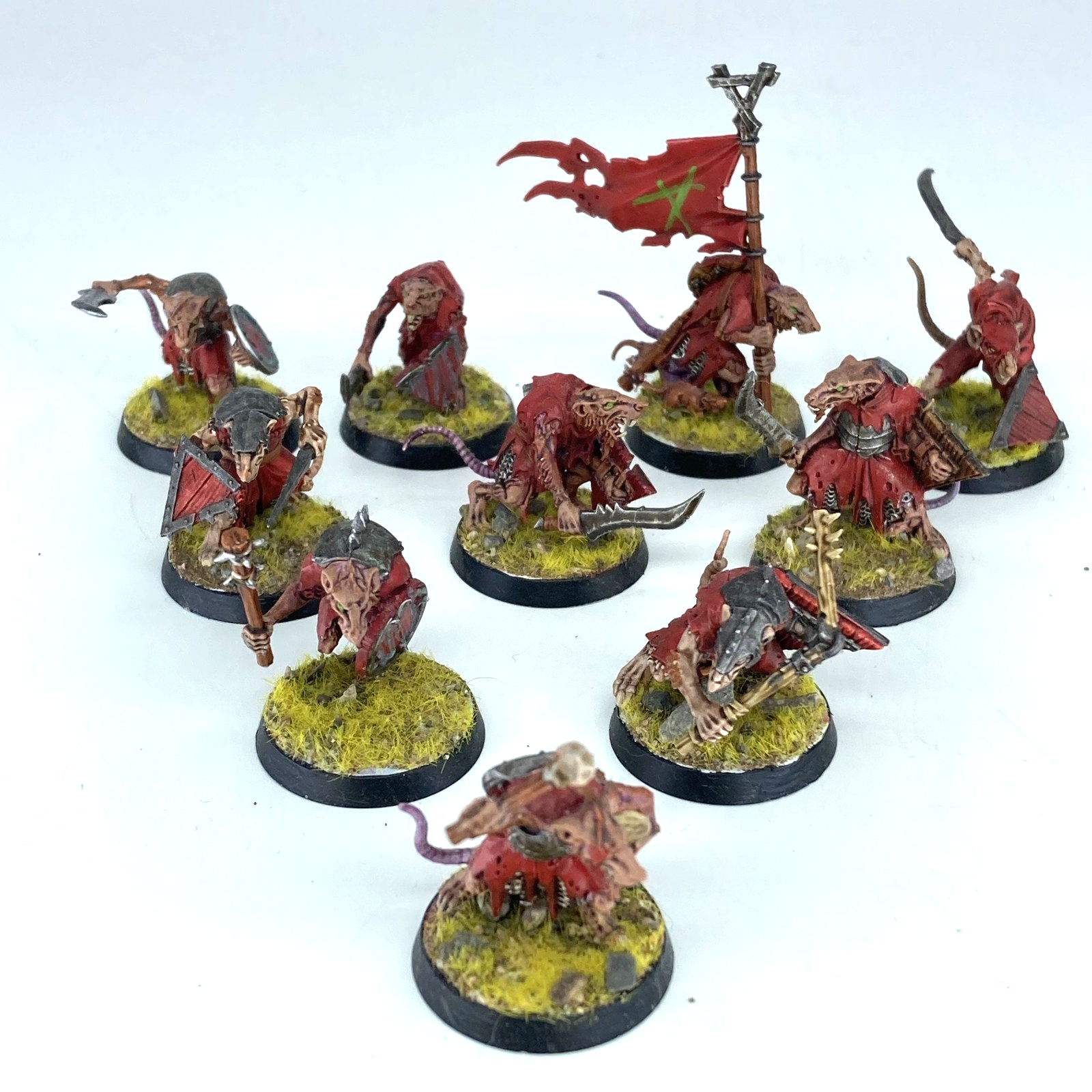 Skaven Clan Rats - Skaven - Painted - Warhammer Age Of Sigmar GW C1748