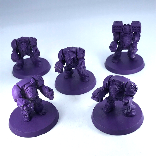 Space Marines Terminator Squad Rogue Trader - Warhammer 40K - Mostly Metal C118