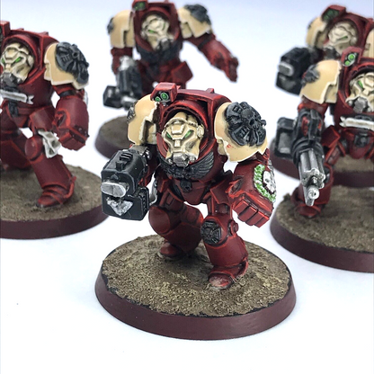 Blood Angels Terminator Squad Space Marines - Painted - Warhammer 40K C3592