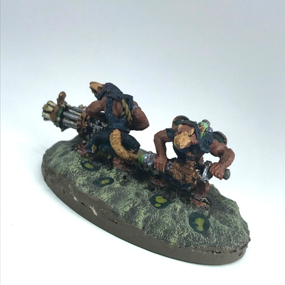 Skaven Ratling Gun Team - Warhammer Fantasy Games Workshop Painted Metal X15