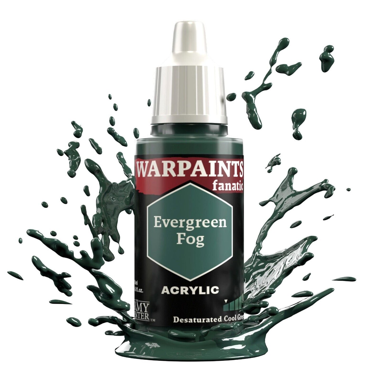 Evergreen Fog Paint - Warpaints Fanatic 18ml - The Army Painter