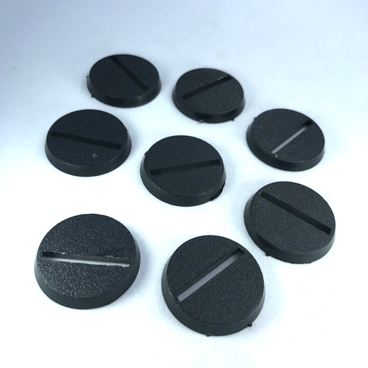 Original Games Workshop 25mm Bases Dated 1991 - Warhammer 40K X9405