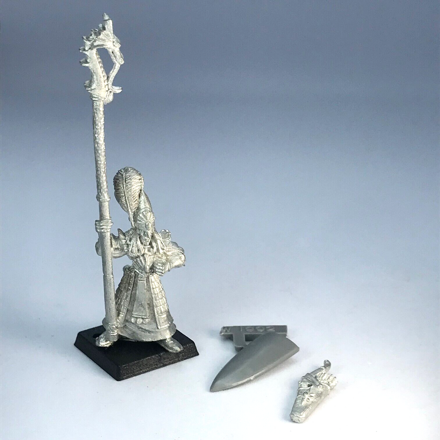 High Elves Lothern Seaguard Elf Standard Bearer Warhammer Fantasy Metal X8428