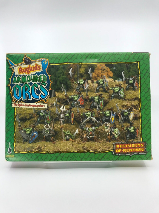 Ruglud's Armoured Orcs - Empty Box -Citadel Orcs & Goblins Warhammer Fantasy