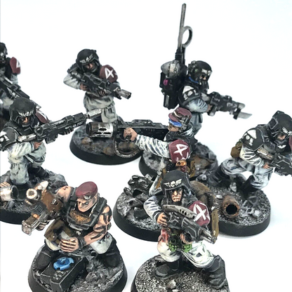 Part Converted Cadian Squad Imperial Guard Painted - Warhammer 40K C2588