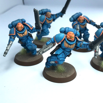 Space Marine Assault Intercessors - Painted - Warhammer 40K C3351