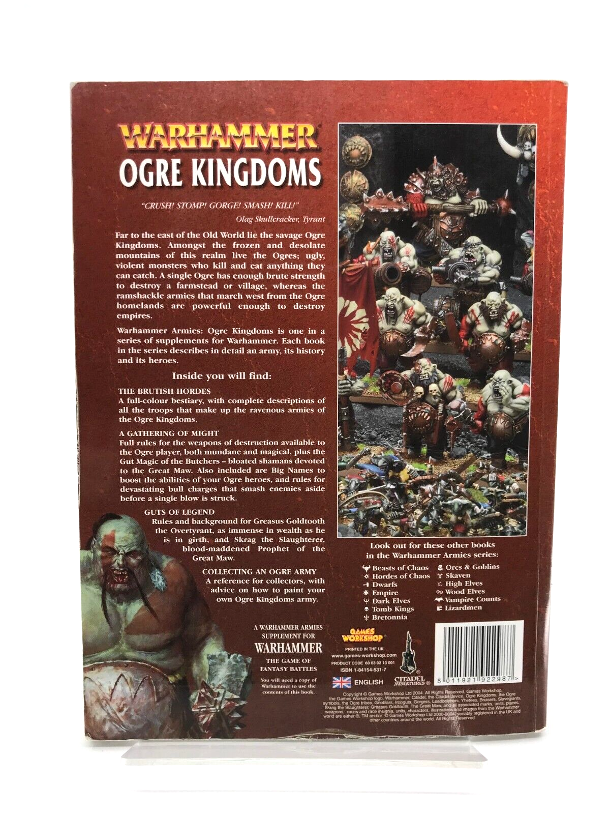 Ogre Kingdoms Codex Warhammer Fantasy - Warhammer Games Workshop M566