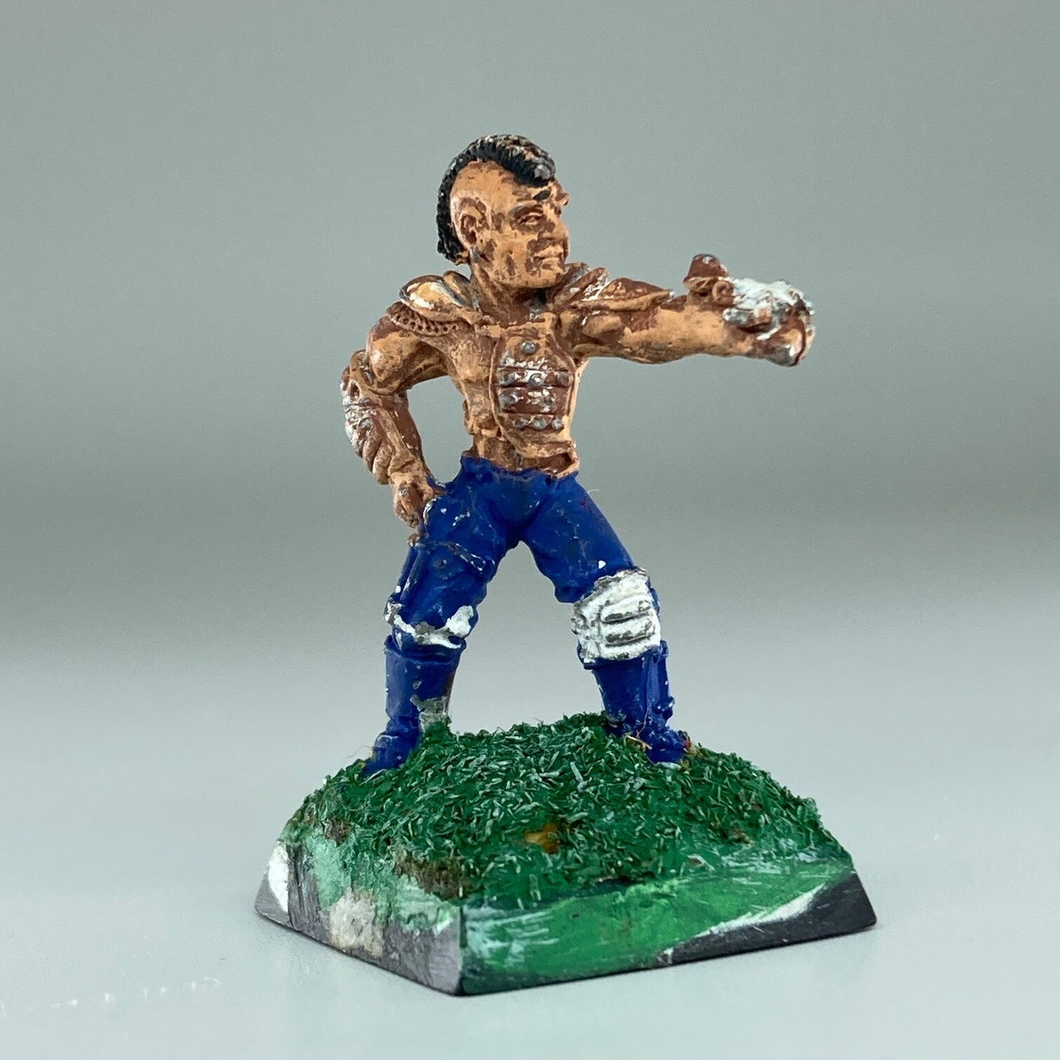 Cyborg Villain - Golden Hero Miniatures - Grenadier Heroes Classic Met