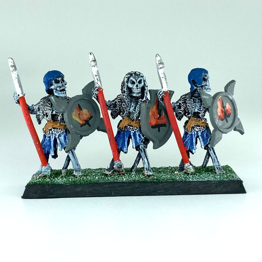 Armoured Undead Skeleton Warrior Line - Citadel Warhammer Fantasy Metal X2289