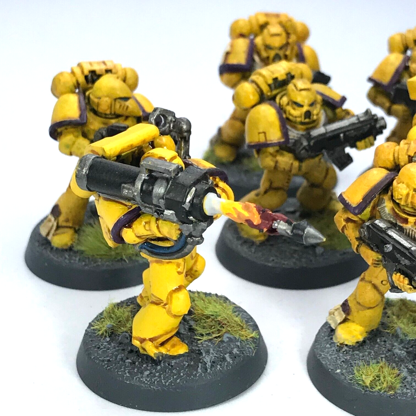 Imperial Fists Tactical Squad Space Marines - Painted - Warhammer 40K C1497