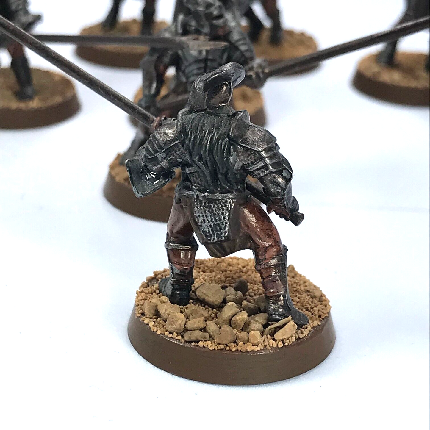 Uruk Hai Pikemen Infantry - LOTR / Warhammer / Lord of the Rings Painted C4584