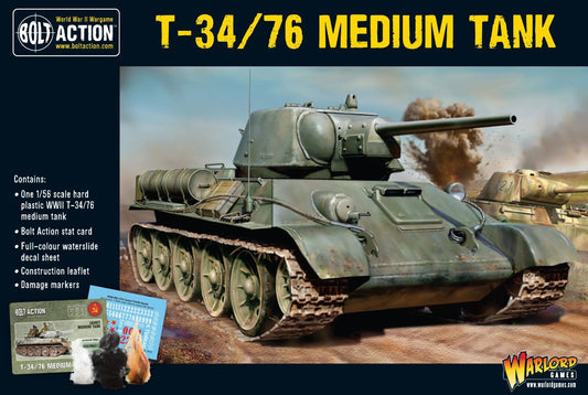 T-34/76 Medium Tank - Warlord Games Bolt Action Miniatures