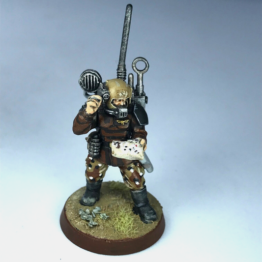 Astra Militarum Company HQ Comm-link Vox Radio Painted - Warhammer 40K GW X8376