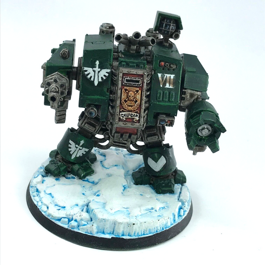 Dark Angels Dreadnought Space Marines Painted Warhammer 40K Games Workshop C3899