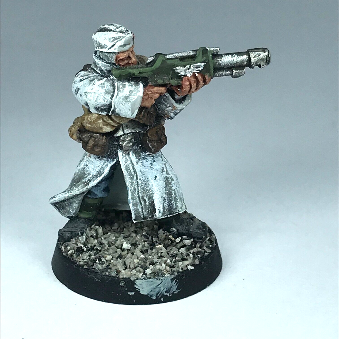 Metal Valhallan Ice Warrior Rifleman Imperial Guard - Warhammer 40K X9536