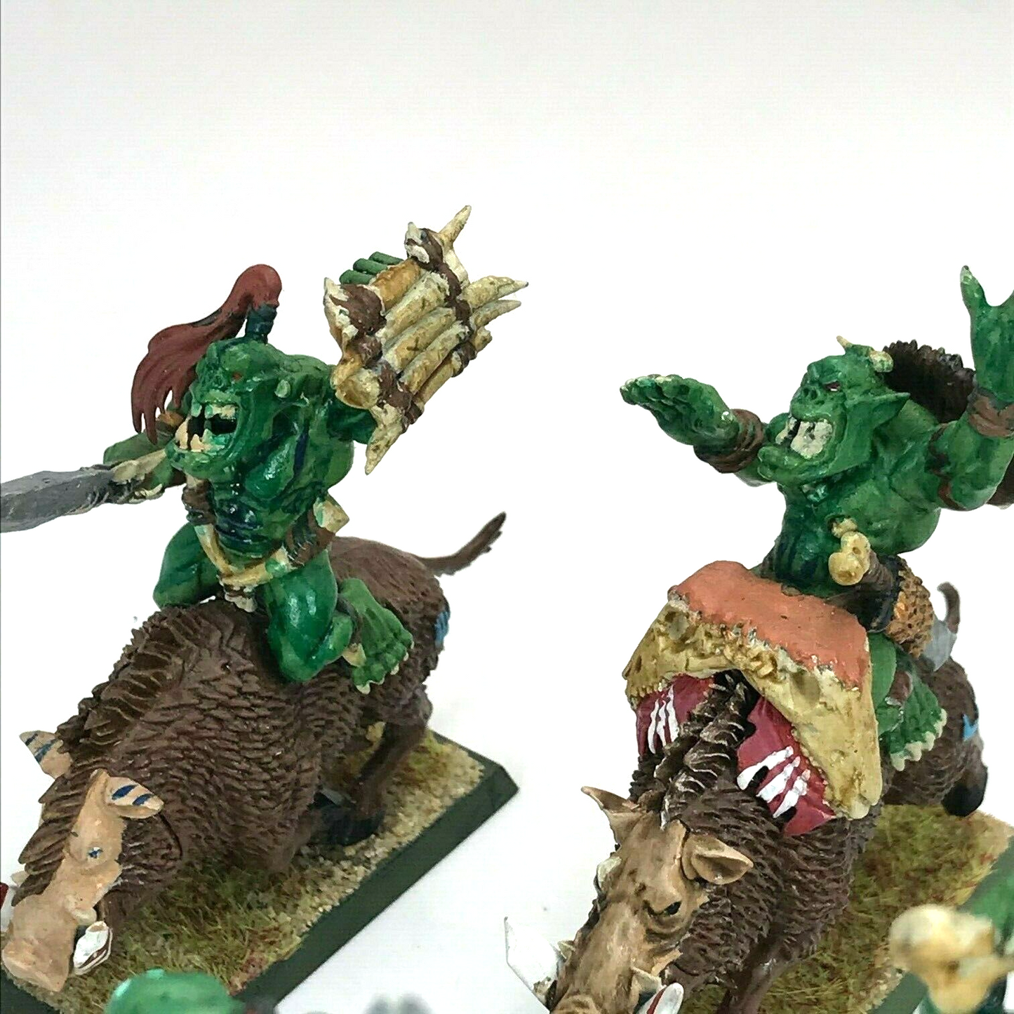 Savage Orc Boar Boyz Riders - Painted - Warhammer Fantasy C2436