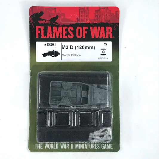 Metal Israel MS D Half-track Mortar 120mm Blister WW2 - Flames of War C2140