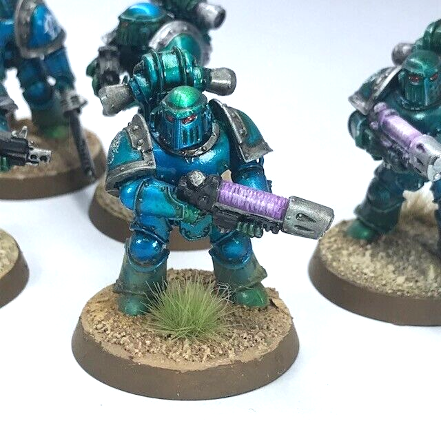 Alpha Legion Special Weapon Squad Horus Heresy - Painted - Warhammer 30K C3753