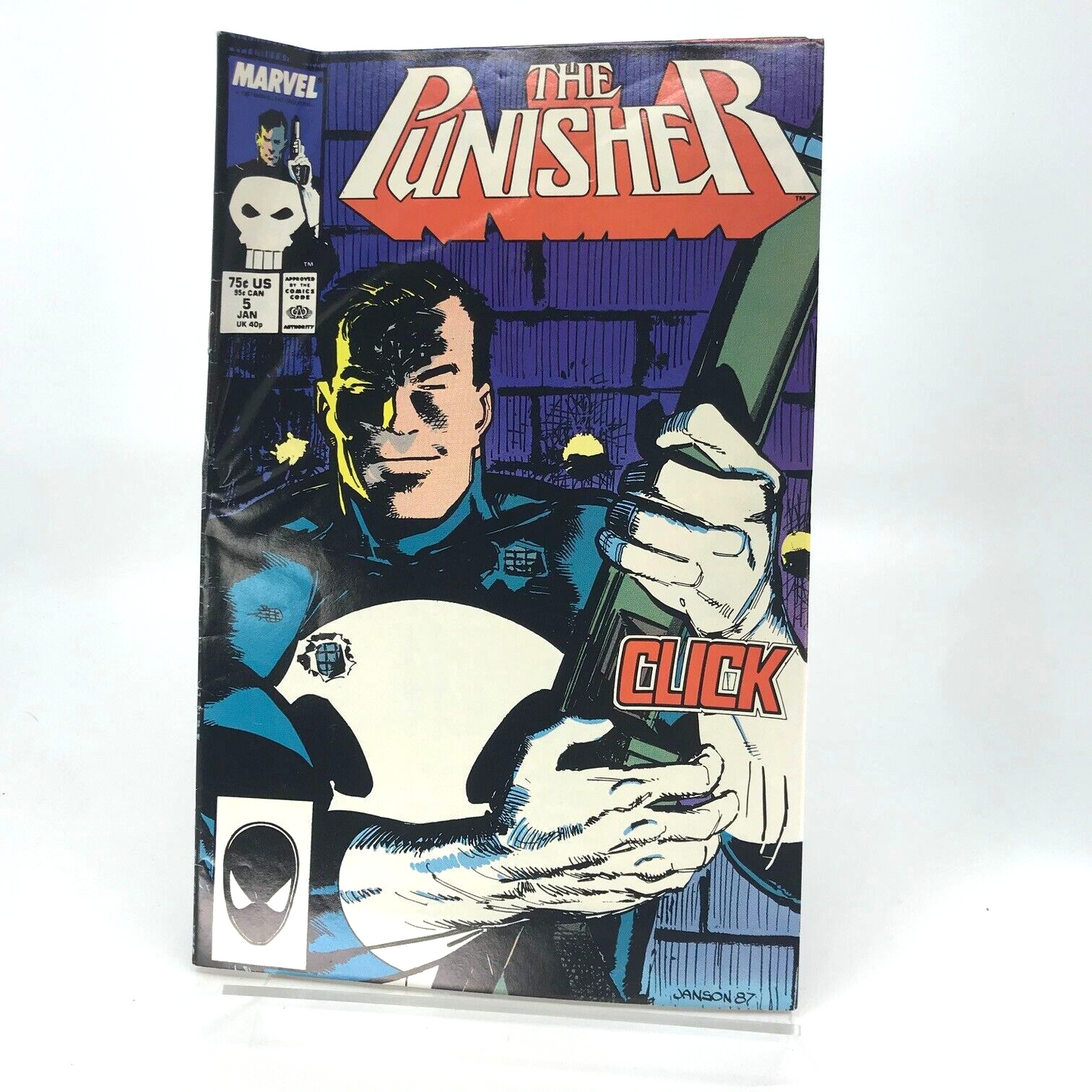 The Punisher Issue 5 Original Vintage Comic - Marvel Comics D5