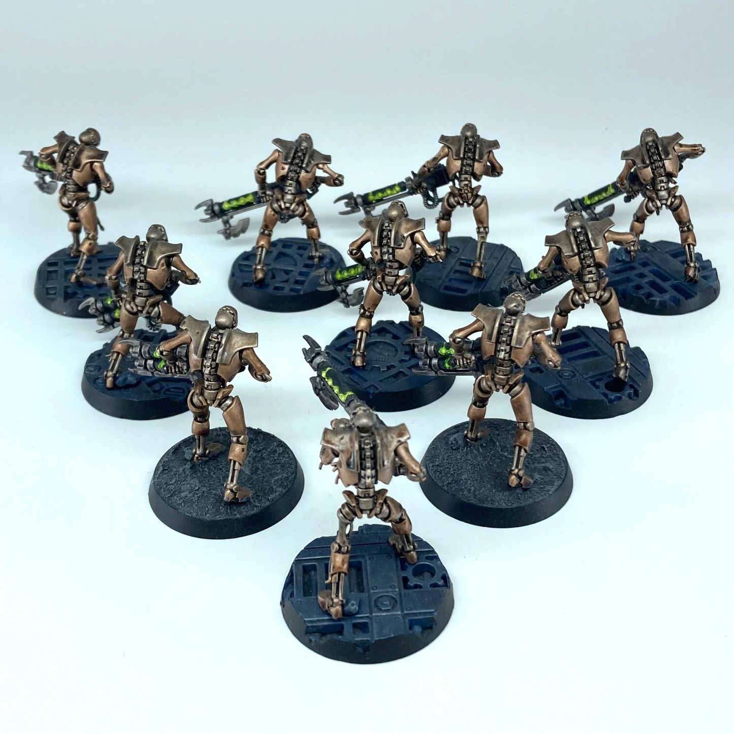 Necron Warriors Squadron - Necrons - Painted Warhammer 40K Games Workshop C5028