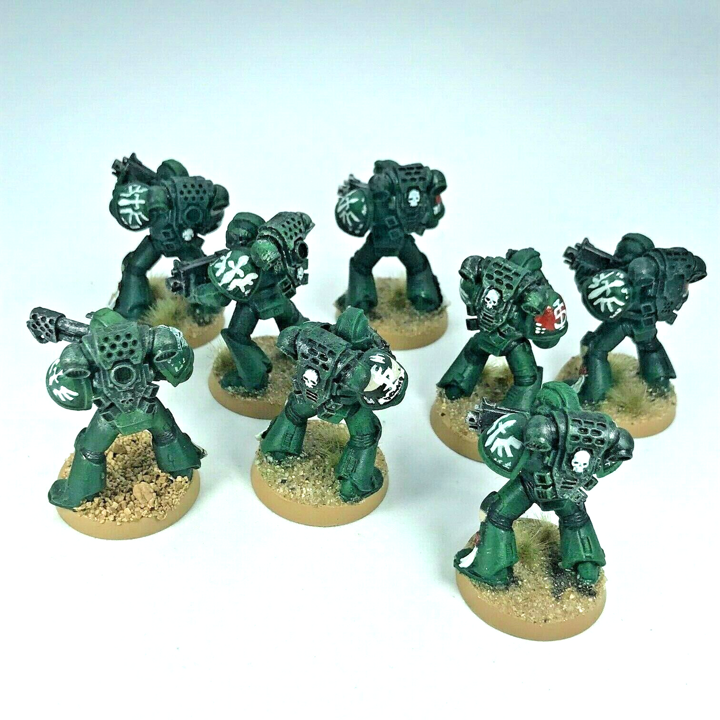 Dark Angels Space Marine Squad - Painted - Warhammer 40K C1894