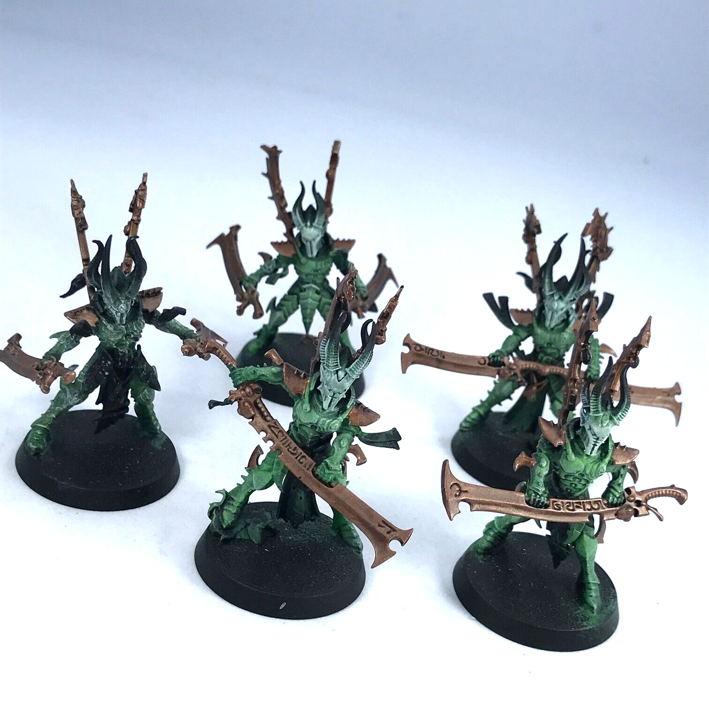 Drukhari Incubi Warriors Dark Eldar - Painted - Warhammer Drukhari Incubi Warriors Dark Eldar - Painted - Warhammer