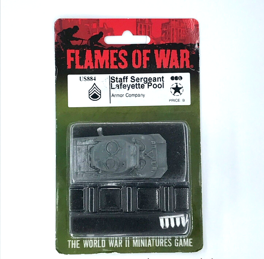 USA Staff Sergeant Lafeyette Pool Blister - Unpainted - Flames of War C571