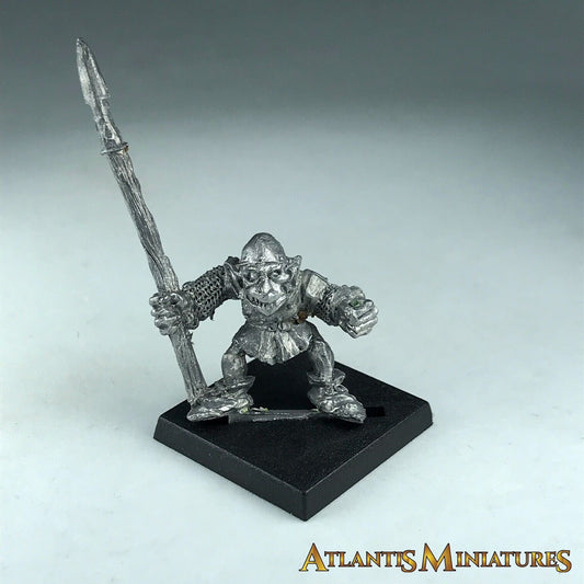 Metal Classic Goblin / Orc Armoured Warrior - Warhammer Age of Sigmar X1506