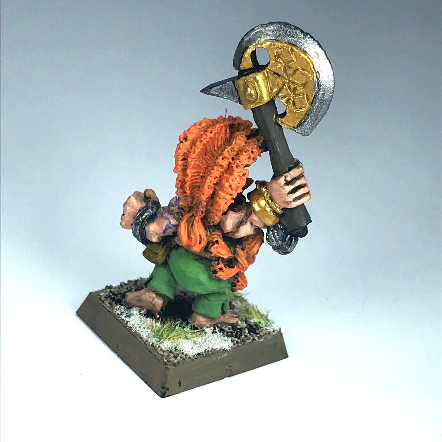 Metal Classic Dwarf Troll Slayer Warrior - Painted - Warhammer Fantasy X819