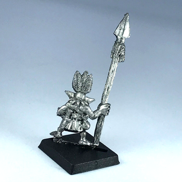 Forest Goblin with Spear Dated 1992 Orcs & Goblins - Warhammer Fantasy X8673