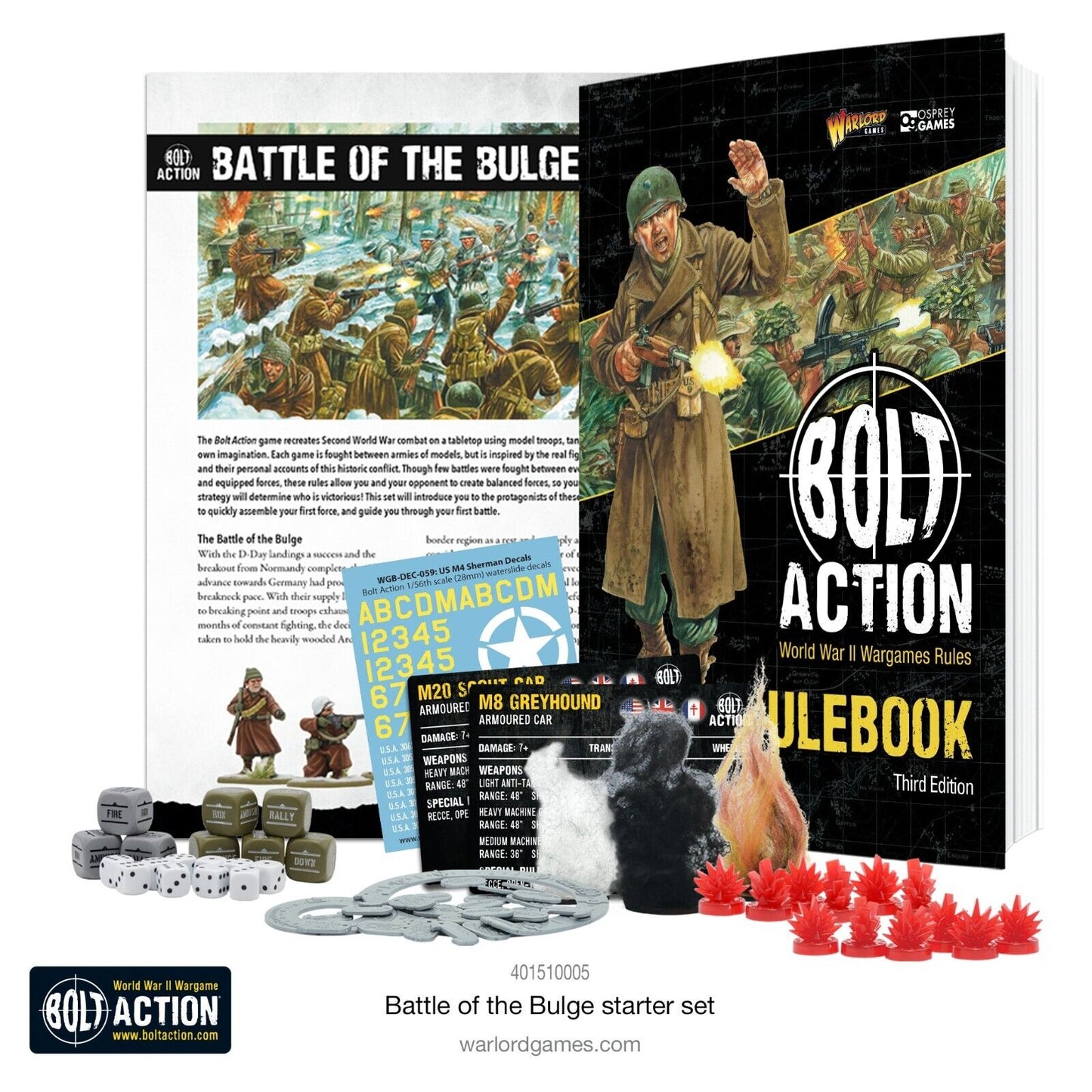 Bolt Action Starter Set - Battle of the Bulge 3rd Edition - Warlord Games - New