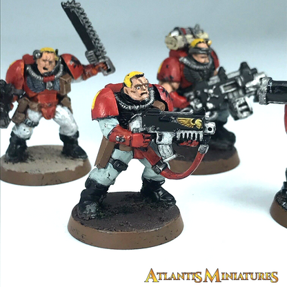 Painted Blood Angel Scout Squad Space Marine - Warhammer 40K C534