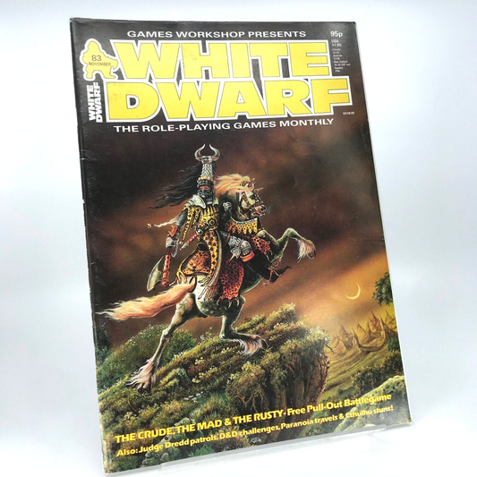 White Dwarf 83 Magazine Games Workshop Warhammer Fantasy 40,000 40K M212