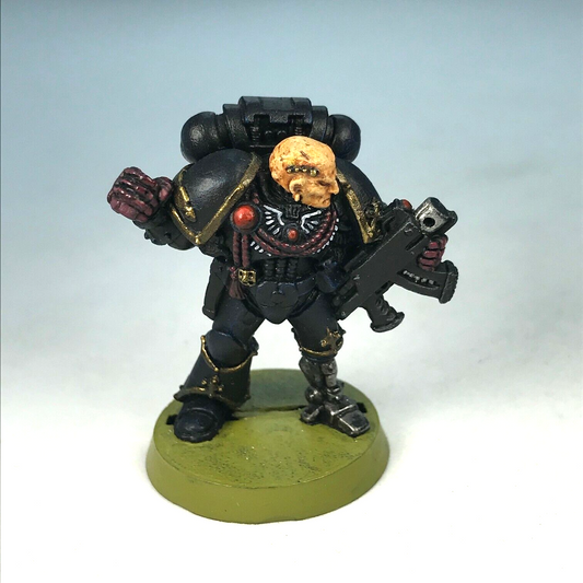 ClassicMetal Space Marine Captain Rogue Trader - Painted - Warhammer 40K X1138