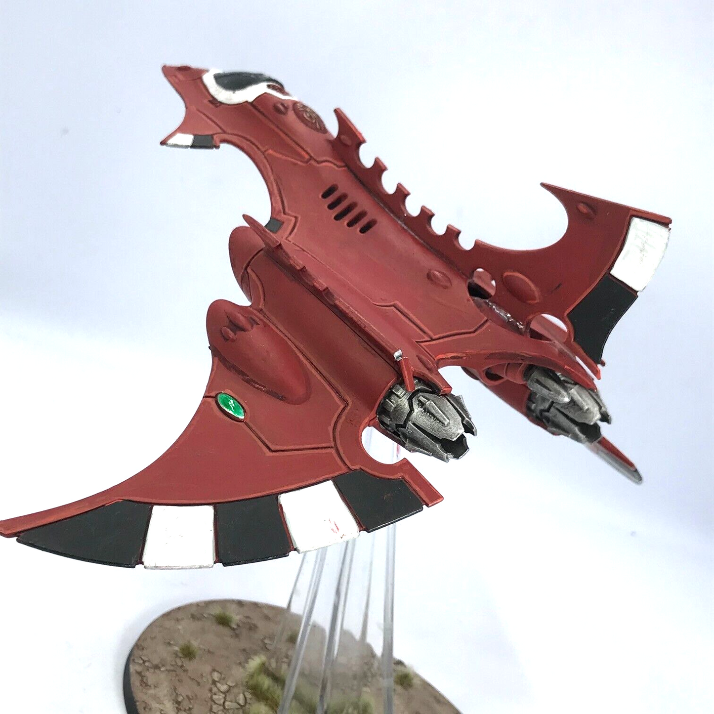 Aeldari Hemlock Wraithfighter Aircraft 1 Eldar - Painted - Warhammer 40K GW