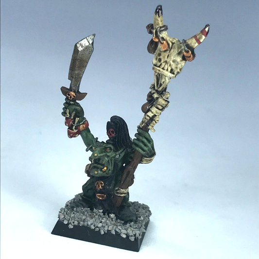 Classic Metal Goblin Shaman Orcs & Goblins - Painted - Warhammer Fantasy X9978