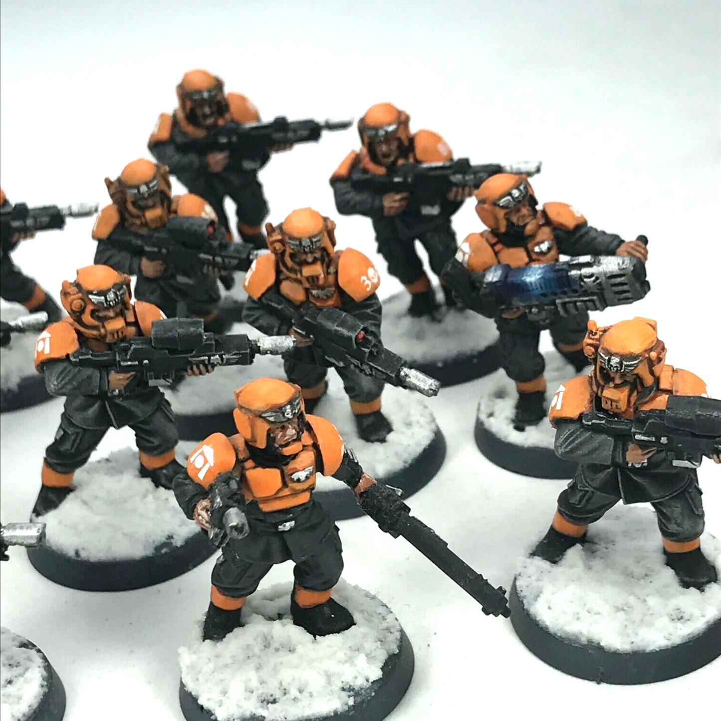 Cadian Guardsmen Squad Imperial Guard - Painted - Warhammer 40K C1326