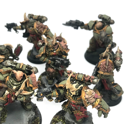 Chaos Nurgle Marine Squad Bundle Death Guard - Painted - Warhammer 40K C2938